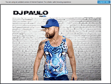 Tablet Screenshot of djpaulo.com